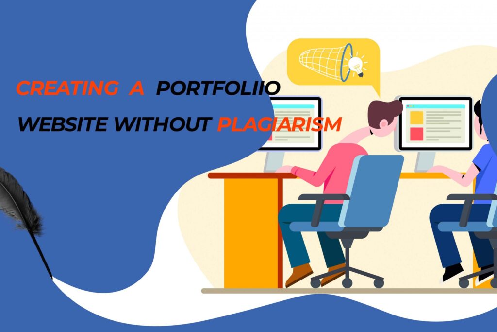 Creating a Portfolio Website without Plagiarism